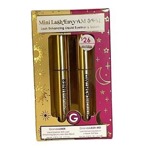 Grande Cosmetics Mini Magic Lash Serum, Brow Serum & Lip Plumper Set NIB